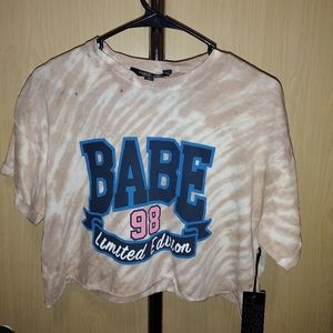 Fade Rose women's t-shirt baby 1988 tie dye shirt